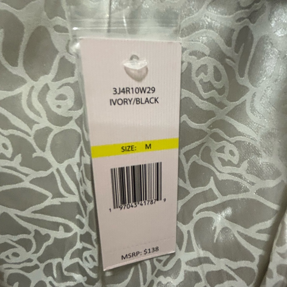Nanette Lepore Ivory/Black Tweed - NWT - Picture 5 of 11